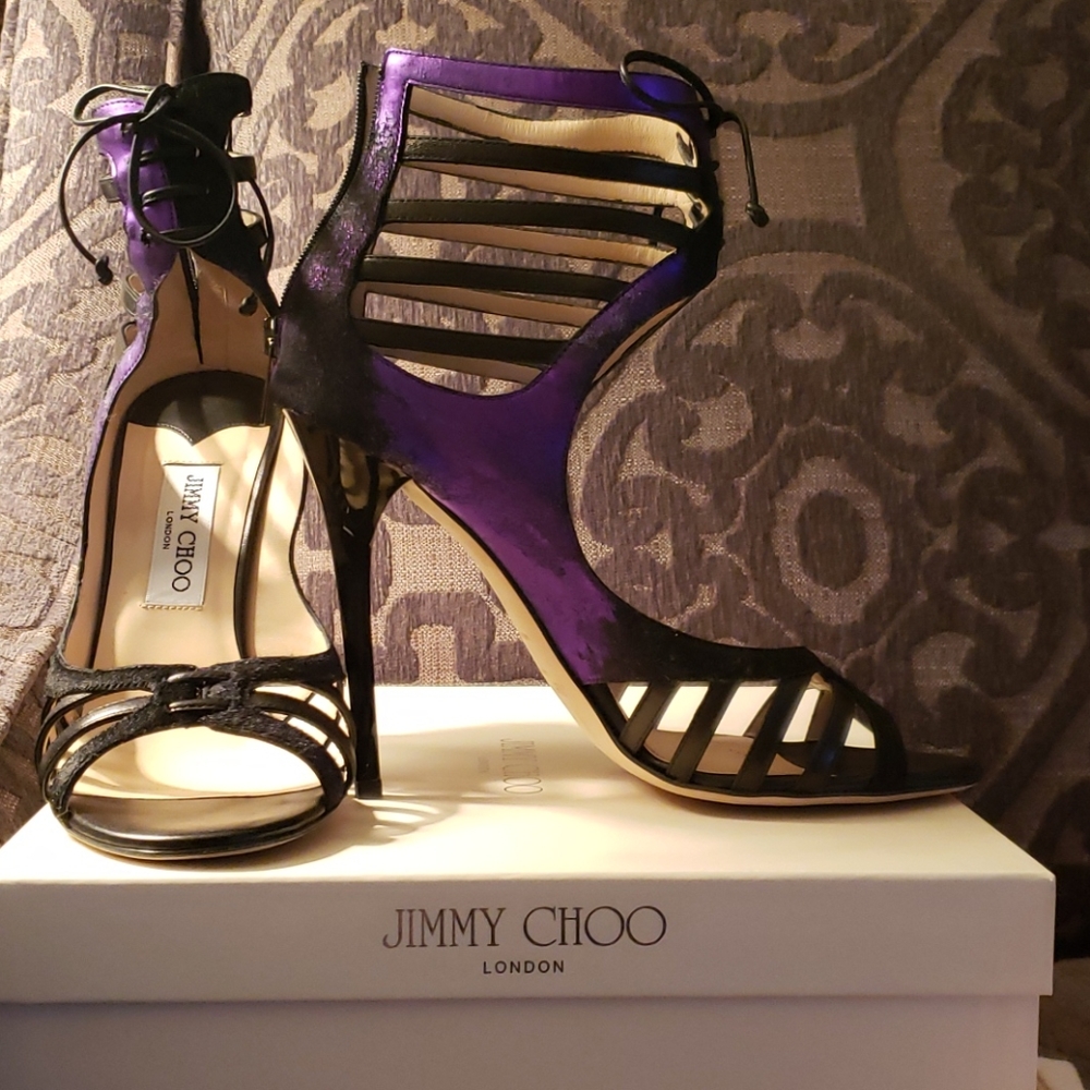 Jimmy Choo cage sandals size 40.5